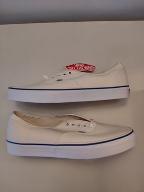 Vans Authentic Canvas Off-white Sneakers Sz 10